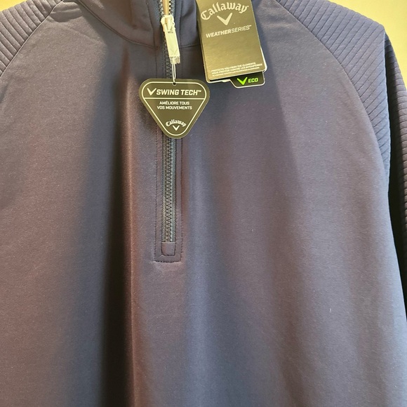 Callaway Performance Jacket Blue Red Color-Block Design - Picture 2 of 15